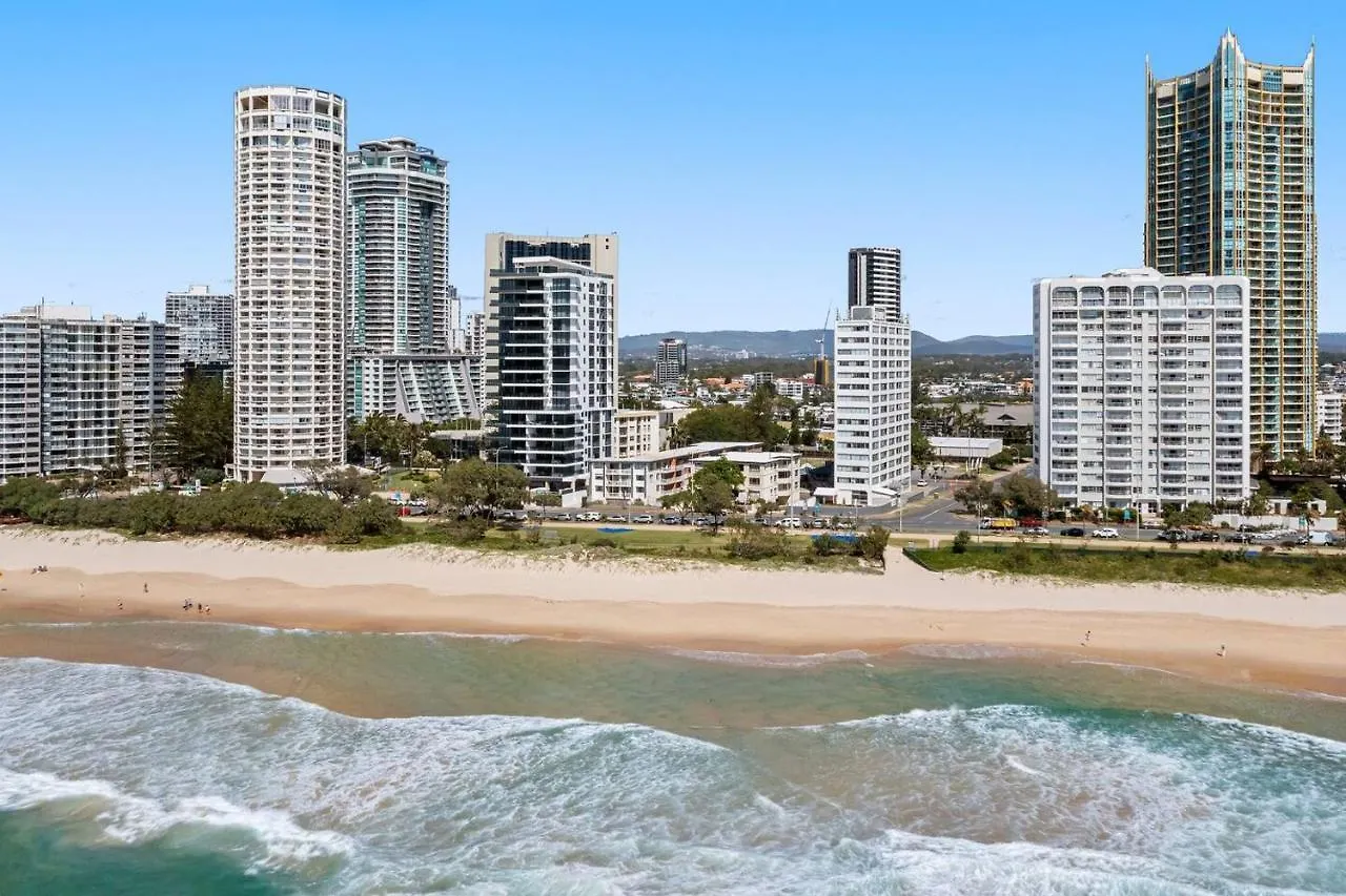 Beachside View Monaco - Surfers Splendour With Pool Gold Coast Apartment